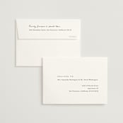 "Simply" - Wedding Thank You Cards in Linen by Brianne Larsen - FREE Recipient Addressing