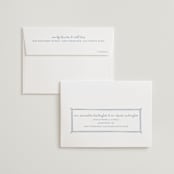 "Florence" - Wedding Thank You Cards in Sky by Kelly Watkins - FREE Recipient Addressing