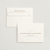 "Riviera" - Wedding Thank You Cards in Linen by Kelly Schmidt - FREE Recipient Addressing