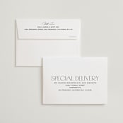 "Numerical" - Wedding Thank You Cards in Lily by Owl and Toad - FREE Recipient Addressing
