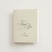 "Old Fashioned" - Wedding Thank You Cards in Night by Ani Somi - Front