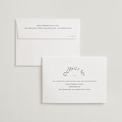 "Trois" - Wedding Thank You Cards in Almond by Blustery August - FREE Recipient Addressing