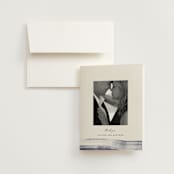 "Stillness" - Wedding Thank You Cards in Horizon by Sumak Studio - Front