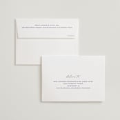 "Stillness" - Wedding Thank You Cards in Horizon by Sumak Studio - FREE Recipient Addressing