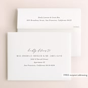 "Verdant" - Wedding Thank You Cards in Moss by Nicoletta Savod - FREE Recipient Addressing