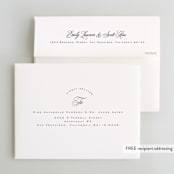 "schiacciata" - Wedding Thank You Cards in Black Dahlia by chocomocacino - FREE Recipient Addressing