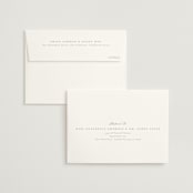 "Overlay" - Wedding Thank You Cards in Dove by Meggy Masters - FREE Recipient Addressing