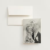 "Quintessential" - Wedding Thank You Cards in Cotton by Everett Paper Goods - Front