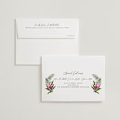 "Tropical garden" - Wedding Thank You Cards in Lime by Elly - FREE Recipient Addressing