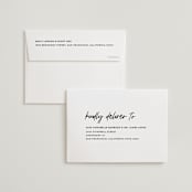 "Allure" - Wedding Thank You Cards in Cloud by JoAnn Jinks - FREE Recipient Addressing