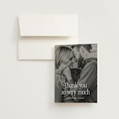 "Highlights" - Wedding Thank You Cards in Forest by Jackie Crawford - Front