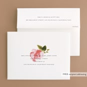 "Wild Roses" - Wedding Thank You Cards in Bush by Sumak Studio - FREE Recipient Addressing