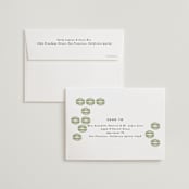"Kota" - Wedding Thank You Cards in Onyx by Nazia Hyder - FREE Recipient Addressing