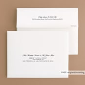 "Modern Squares" - Wedding Thank You Cards in Flamingo by FRANI - FREE Recipient Addressing