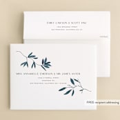 "Adore You" - Wedding Thank You Cards in Great Lakes by Design Lotus - FREE Recipient Addressing