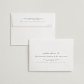 "Modern Bookmark" - Wedding Thank You Cards in Cactus by Jill Means - FREE Recipient Addressing