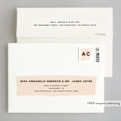 "bold blush" - Wedding Thank You Cards in Blush by frances mathys - FREE Recipient Addressing