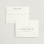 "Vow" - Wedding Thank You Cards in Tuxedo by Leah Bisch - FREE Recipient Addressing