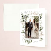 "Grace" - Wedding Thank You Cards in Porcelain by Leah Bisch - Front