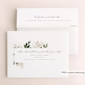 "Grace" - Wedding Thank You Cards in Porcelain by Leah Bisch - FREE Recipient Addressing