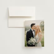 "Unity" - Wedding Thank You Cards in Porcelain by Jennifer Postorino - Front