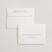 "Unity" - Wedding Thank You Cards in Porcelain by Jennifer Postorino - FREE Recipient Addressing
