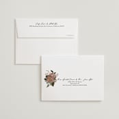 "Peonies & Sage" - Wedding Thank You Cards in Fawn by Susan Moyal - FREE Recipient Addressing
