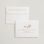 "kosmos" - Wedding Thank You Cards in Cotton Candy by Phrosné Barwood - FREE Recipient Addressing