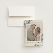 "Delicate" - Wedding Thank You Cards in Pearl by Emily Sabol Goss - Front
