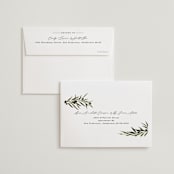 "Tuscan Hill" - Wedding Thank You Cards in Creme by Kate Ahn - FREE Recipient Addressing