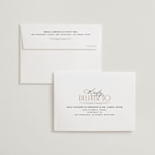 "Encapsulated" - Wedding Thank You Cards in Black Tie by Hooray Creative - FREE Recipient Addressing