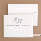 "Loving" - Wedding Thank You Cards in Cloudy by Paper Raven Co. - FREE Recipient Addressing