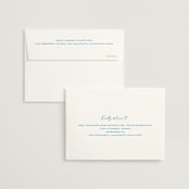 "Mediterraneo" - Wedding Thank You Cards in Ocean by Pati Cascino - FREE Recipient Addressing