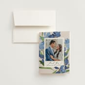 "Irises" - Wedding Thank You Cards in Natural by Everett Paper Goods - Front
