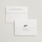 "Irises" - Wedding Thank You Cards in Natural by Everett Paper Goods - FREE Recipient Addressing