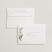 "Sprigs of Joy" - Wedding Thank You Cards in Pearl by Leah Bisch - FREE Recipient Addressing