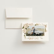 "Felicity" - Wedding Thank You Cards in Pearl by Leah Bisch - Front