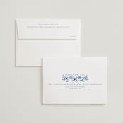 "Royal" - Wedding Thank You Cards in Cobalt by Petra Kern - FREE Recipient Addressing