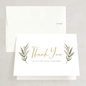 "Summer Love" - Wedding Thank You Cards in Sunflower by Wildfield Paper Co - Front