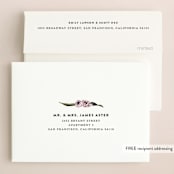 "Peony" - Wedding Thank You Cards in Ice Mist by Cass Loh - FREE Recipient Addressing