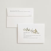 "We Walk Together" - Wedding Thank You Cards in Evergreen by Petra Kern - FREE Recipient Addressing