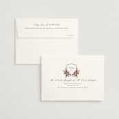 "Romantic Florals" - Wedding Thank You Cards in Peony by Susan Moyal - FREE Recipient Addressing