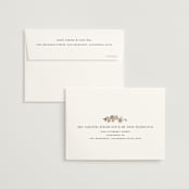 "Daphne" - Wedding Thank You Cards in Sepia by Itsy Belle Studio - FREE Recipient Addressing