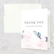 "Florista Modernista" - Wedding Thank You Cards in Azalea by Petra Kern - Front