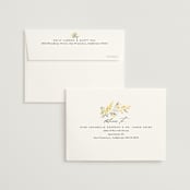 "mimosa" - Wedding Thank You Cards in Dandelion by Everett Paper Goods - FREE Recipient Addressing