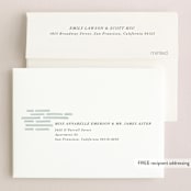 "Eleanor" - Wedding Thank You Cards in Rose by Creative Parasol - FREE Recipient Addressing