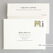 "English Countryside" - Wedding Thank You Cards in Moss by Design Lotus - FREE Recipient Addressing