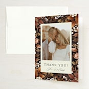 "Falling into Love" - Wedding Thank You Cards in Rustic by Chris Griffith - Front