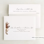 "Falling into Love" - Wedding Thank You Cards in Rustic by Chris Griffith - FREE Recipient Addressing