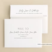"Perfect Balance" - Wedding Thank You Cards in Onyx by Lauren Chism - FREE Recipient Addressing
